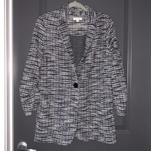 Casual Tweed Blazer Jacket